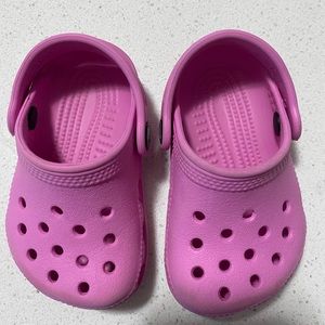 Baby girl crocs